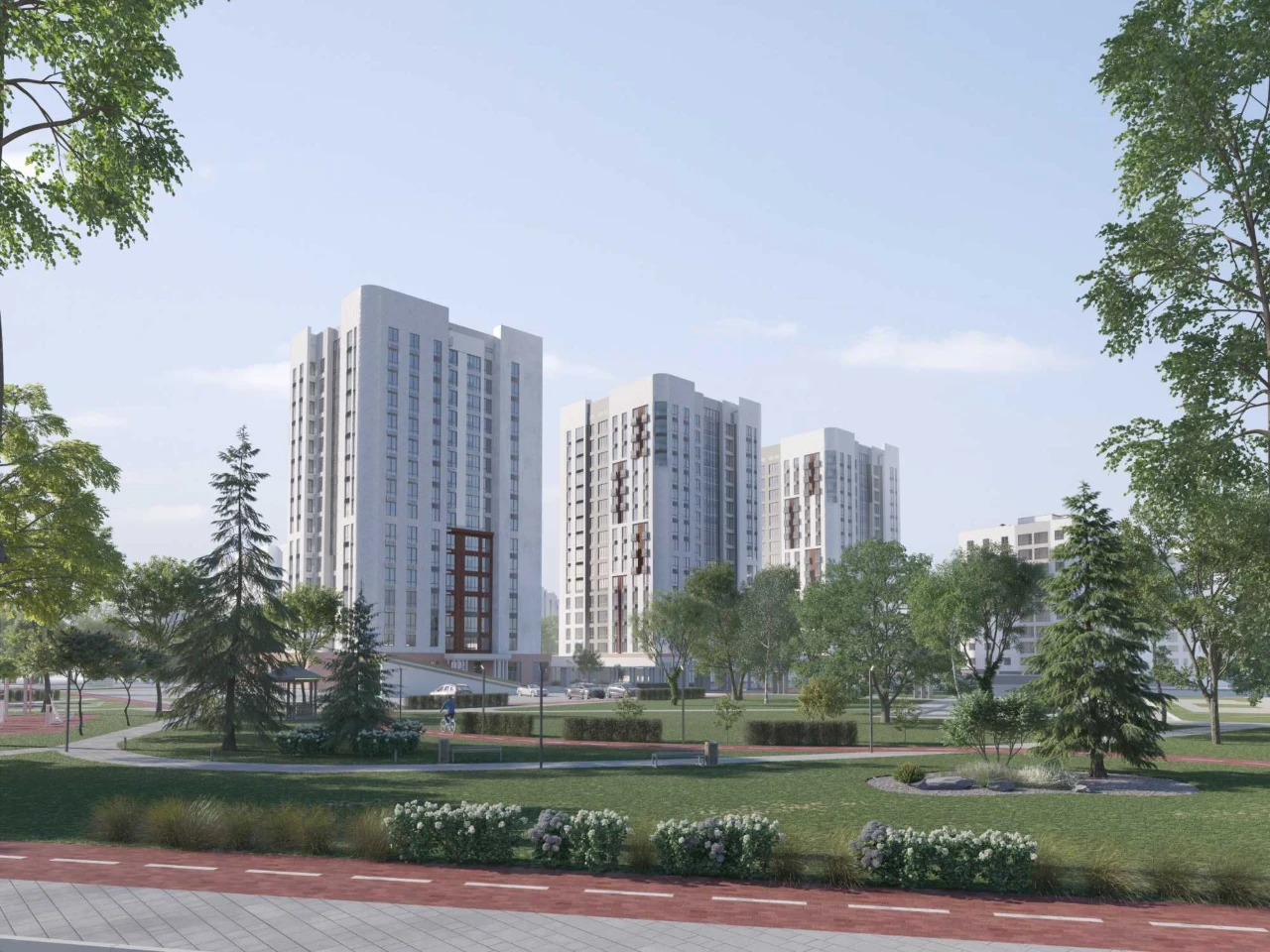 Brick house in Tairovo, 1-room apartment, installment plan 10%