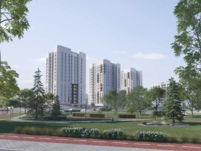 Installment plan for a 2-room apartment in a brick house in Tairovo.