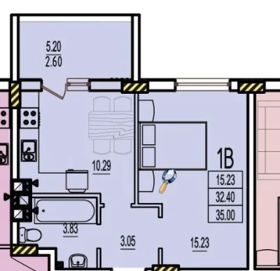 Apartment for sale with gas on Tairova! Only 27500!