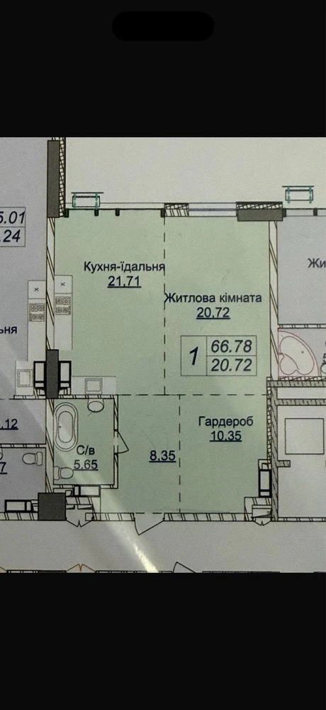For Sale! Stunning 1-bedroom, 67 sq.m apartment in ЖК Новопечерські Липки