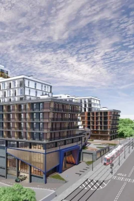 Installment option for 36 months on a 2-room apartment in a completed house in the Center