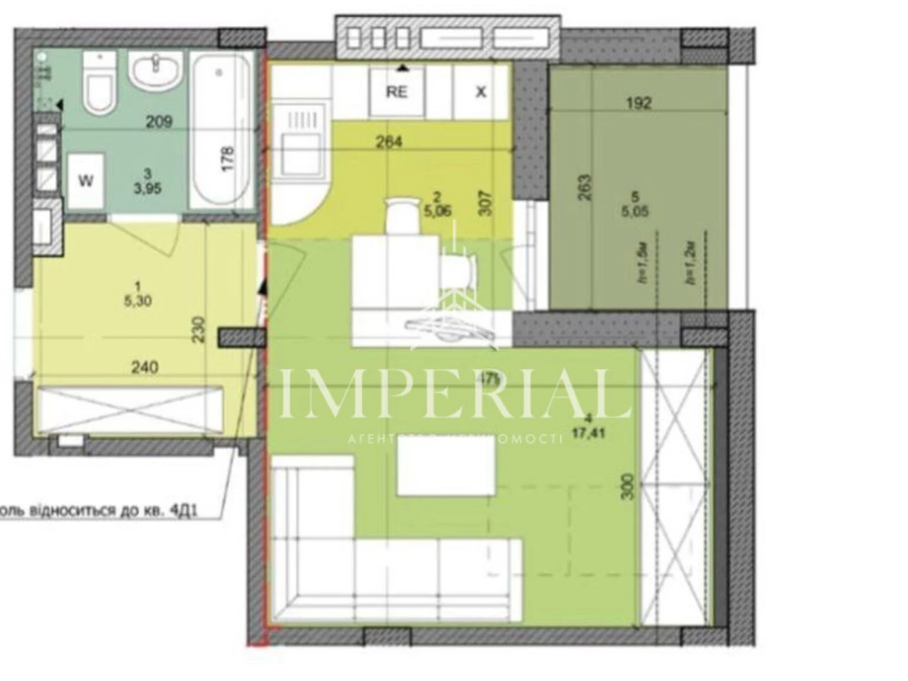 Apartment for Sale, Dniprovsky
