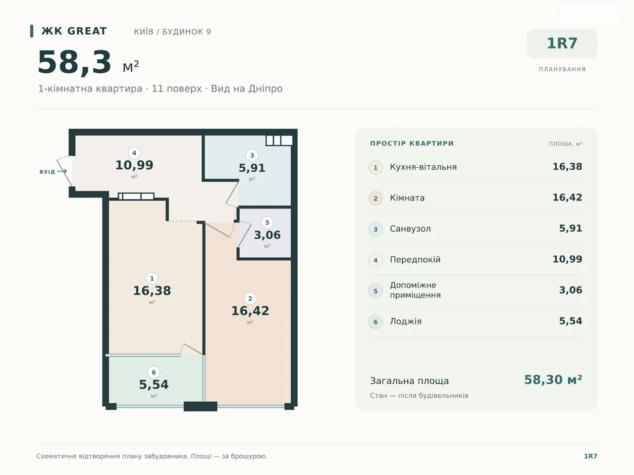 Apartment for Sale, Bereznyaky