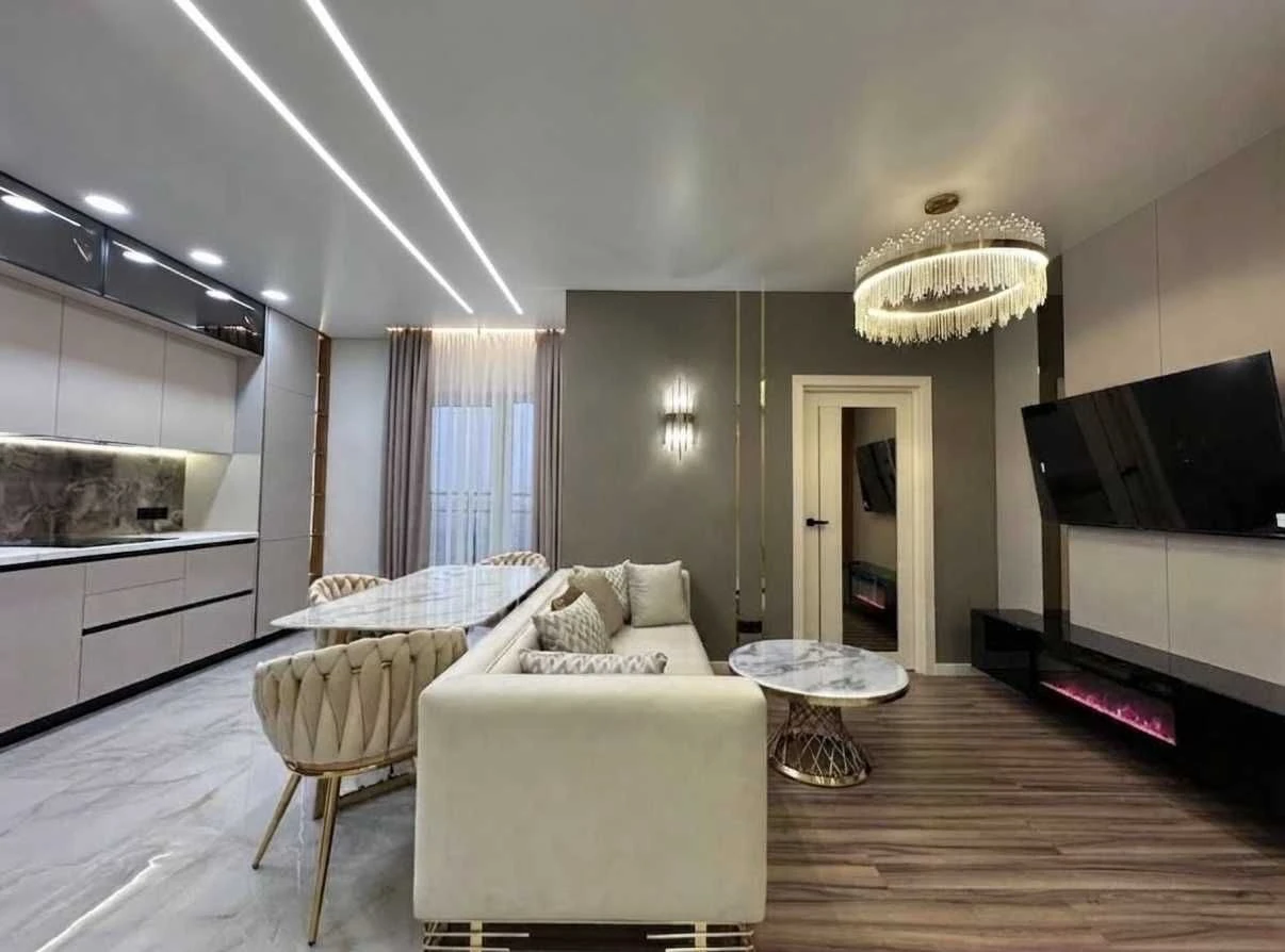 New 2-bedroom apartment kitchen-living room + 2 bedrooms in KADORR CITY!