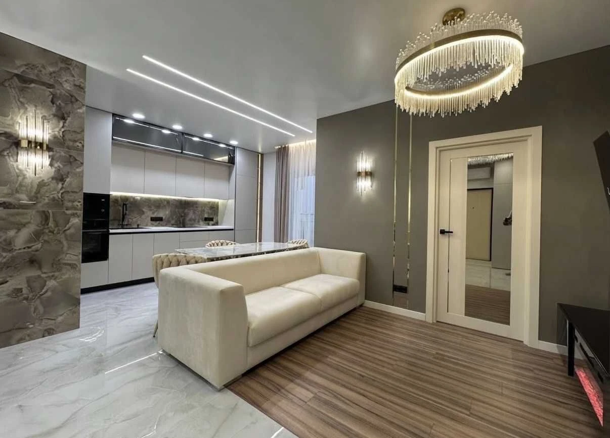 New 2-bedroom apartment kitchen-living room + 2 bedrooms in KADORR CITY!