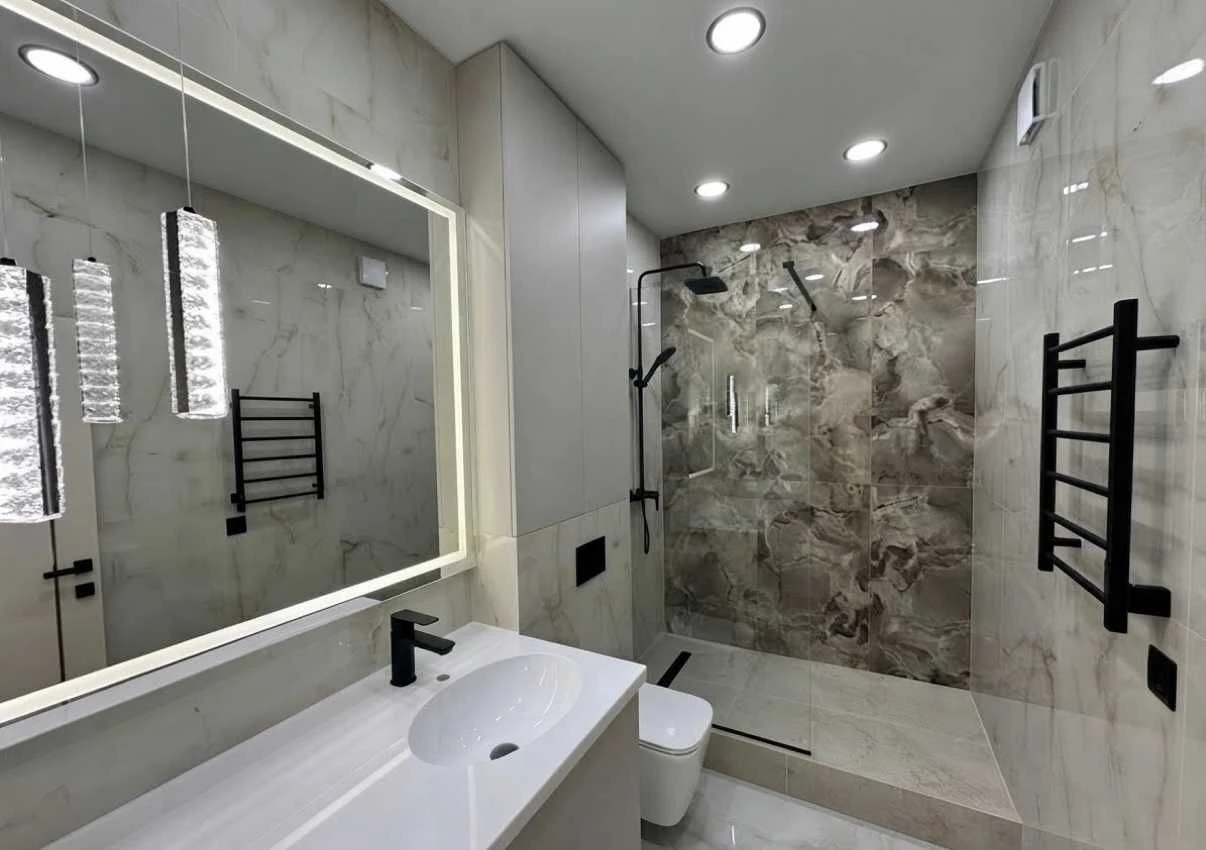 New 2-bedroom apartment kitchen-living room + 2 bedrooms in KADORR CITY!