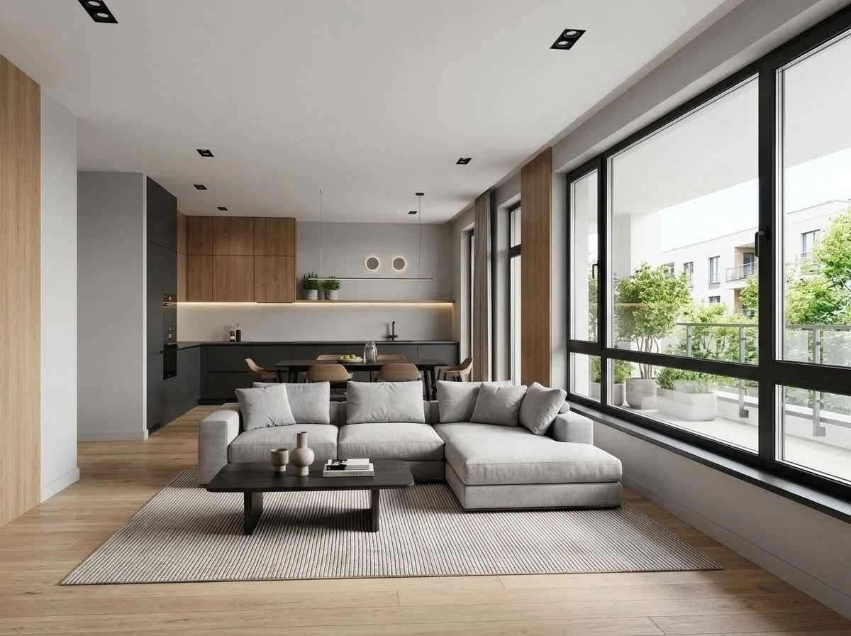 FOR SALE 2-room apartment with TERRACE 54.31 sq.m on вул. Квітки Цисик