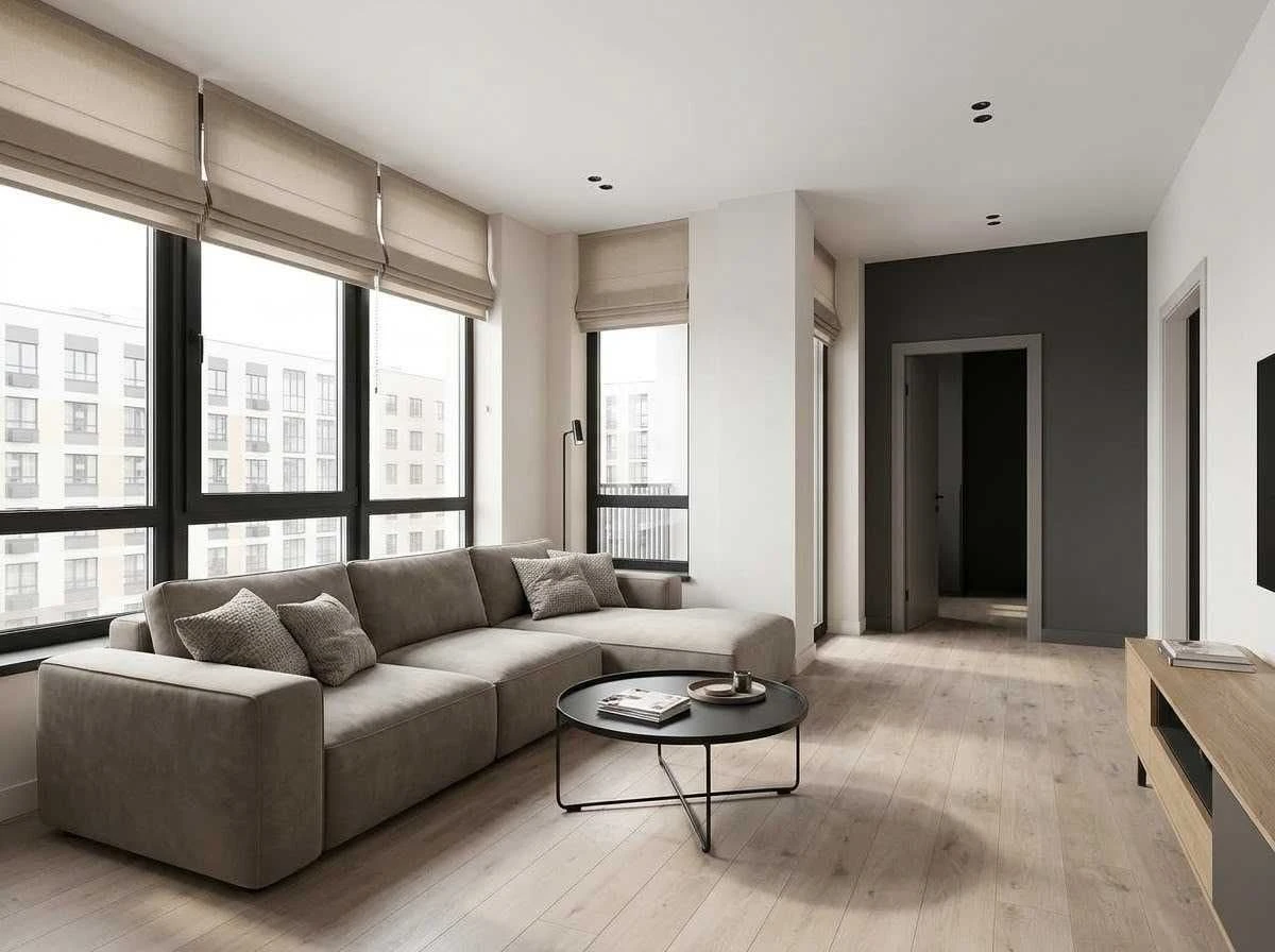 FOR SALE 2-room apartment with TERRACE 54.31 sq.m on вул. Квітки Цисик