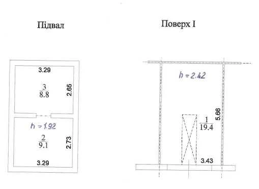 Цегляний гараж з підвалом
