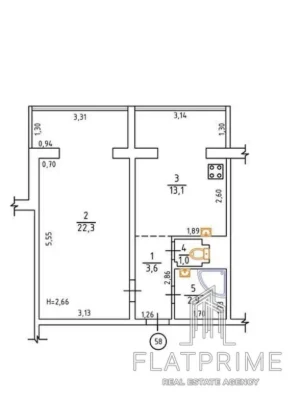 Sale: One-Bedroom Apartment - Akademika Zabolotnogo 110