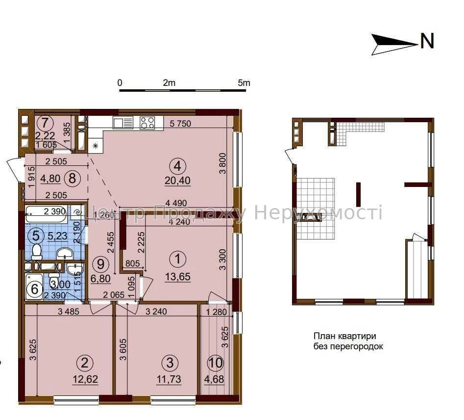 Sale of a 3-bedroom apartment in the Warsawський 3 residential complex, Kyiv