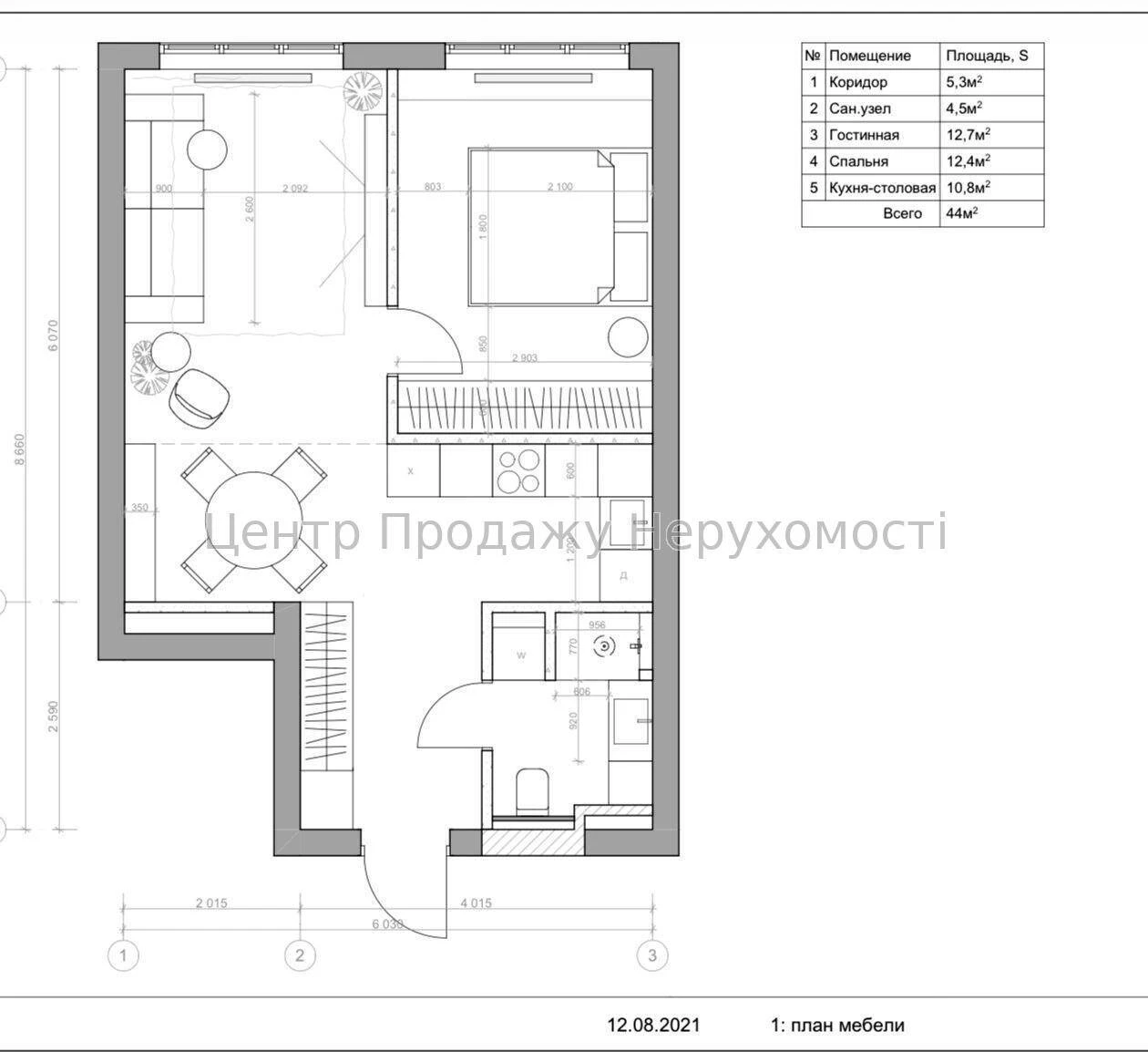 Продаж 2-кімн. квартири, 19/26 пов, 44/30/4 м², Київ – вигід