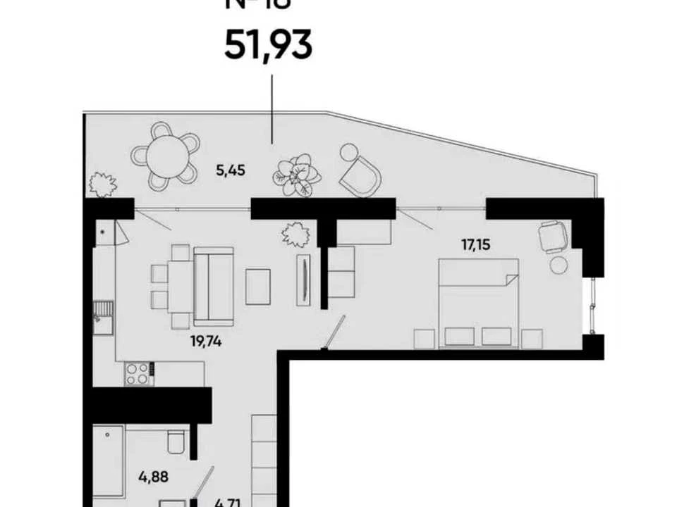 One-bedroom Apartment. Maloholoskivska Street, Lviv