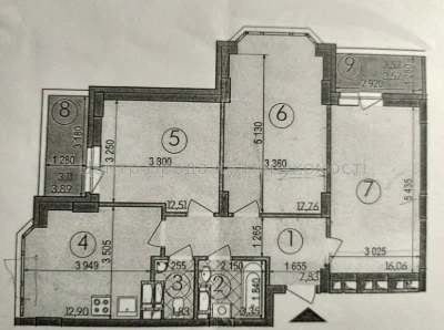 Sale of a 3-bedroom apartment in the ЖК Чарівне Місто, Kyiv