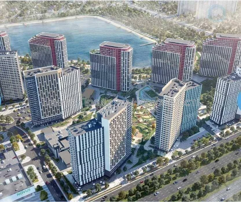 Продаж 1-кімн. квартири 46 м² на 16/26 пов. в ЖК H2O, Київ!