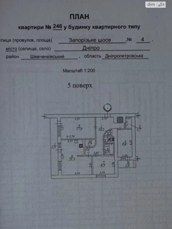 Продажа Квартира Шевченковский