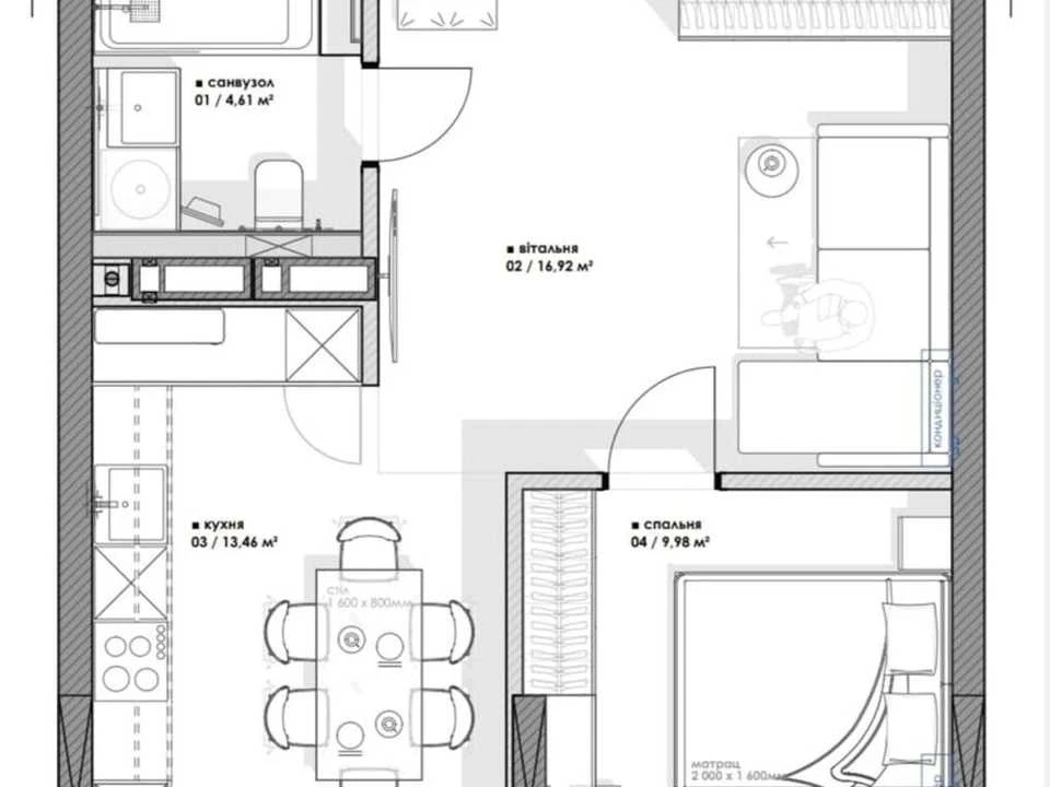 Apartment. Tyraspolskaya st., Kyiv