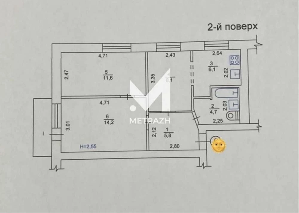 Продаж‼️ 3-кімнатна квартира, Салтівка‼️ ТРК «Україна» (92294)