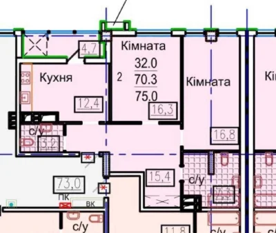 БИЗНЕС-КЛАСС! ЖК Авиационная, ШАТИЛОВКА Продам 2 комн кварти