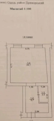 Продажа 1 комнатной квартиры на Раскидайловской