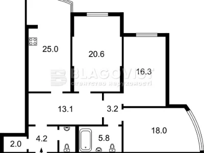 Apartment. Dragomannova st., Kyiv