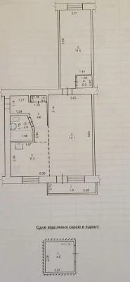 2-room apartment, Street of Europian, Hetman Sagiynach (Furmanov)
