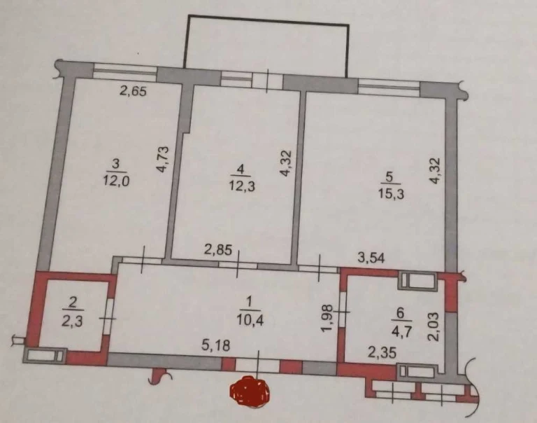 Sale of a 2-room apartment 59 sq. m., Akademika Zabolotnogo st.