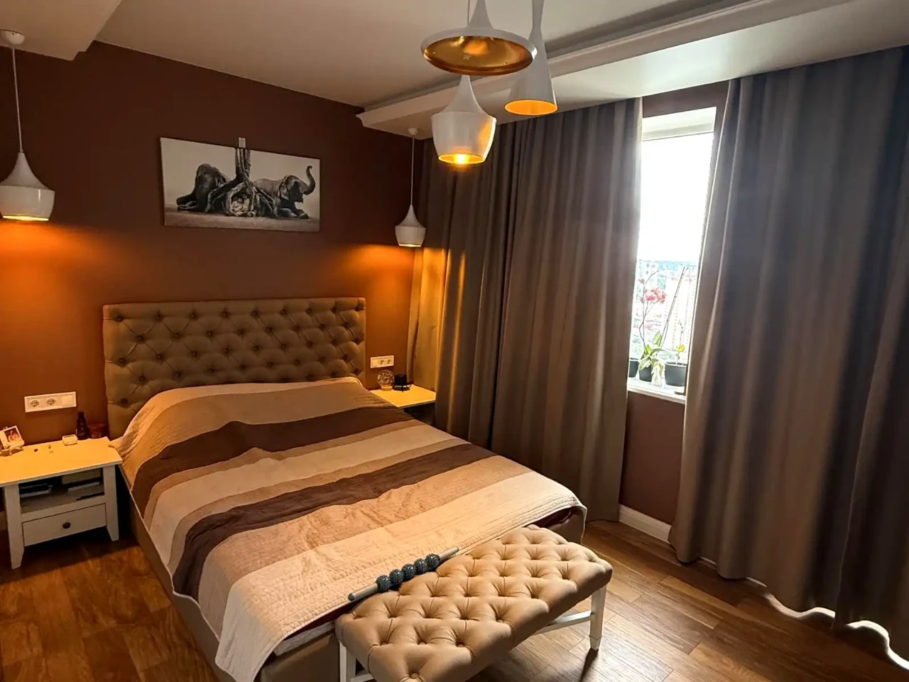 3-room apartment for sale, 118 m² on the 26th floor.
