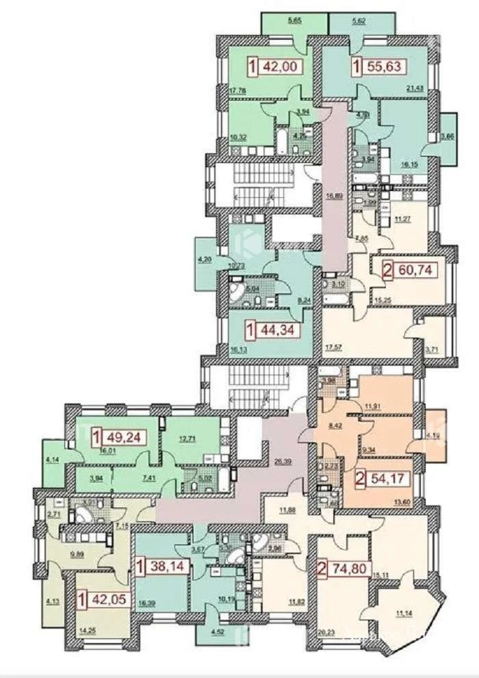 Apartment for Sale, Kharkiv, Choldna Hora, 75 sq m