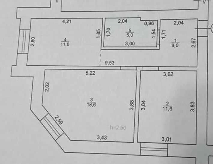 Two-bedroom apartment in a new building on Levaadi!
