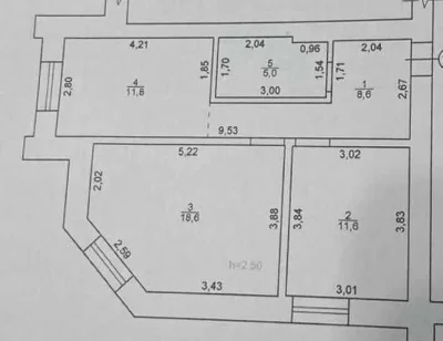 Two-bedroom apartment in a new building on Levaadi!