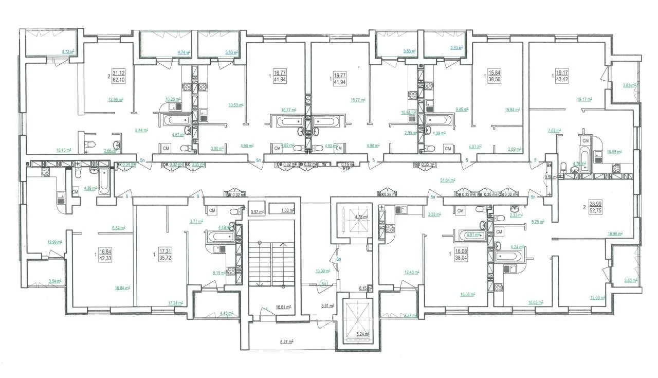 Apartment for sale, Kharkiv, Choldna Hora, 62 sq. m