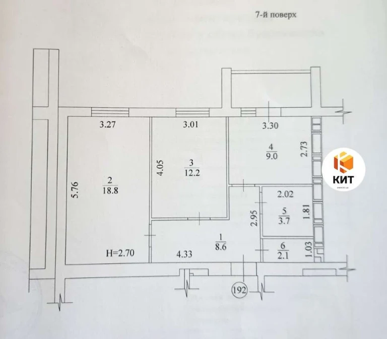 Продажа квартиры Харьков, Салтовка (Бараб.,Украина), 57 м²