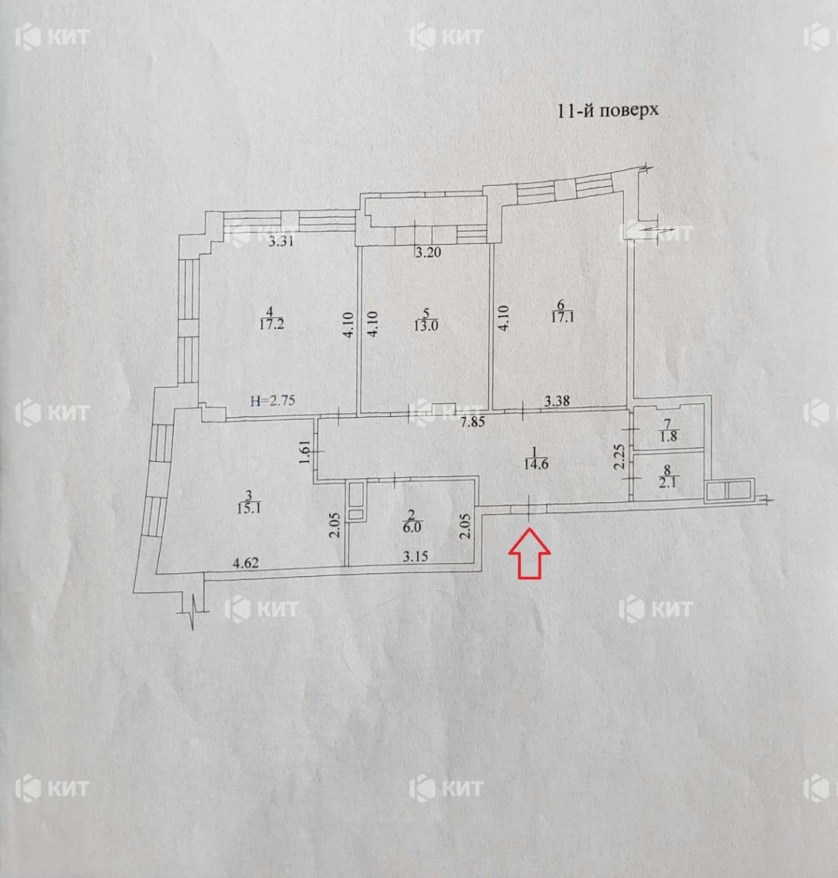 Apartment for sale, Kharkiv, Northern Saltivka 5, 89 m²