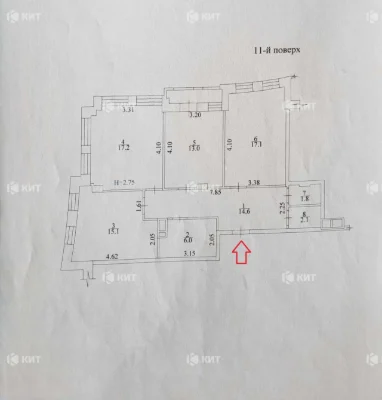 Apartment for sale, Kharkiv, Northern Saltivka 5, 89 m²