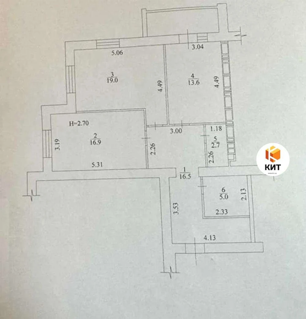 Продаж квартири Харків, Спорт.Гагар.Повст., 77 м²