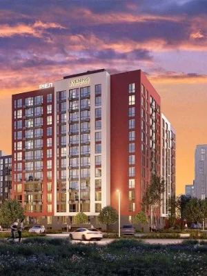 1-bedroom apartment in complex Evening, 36.4 sq m
