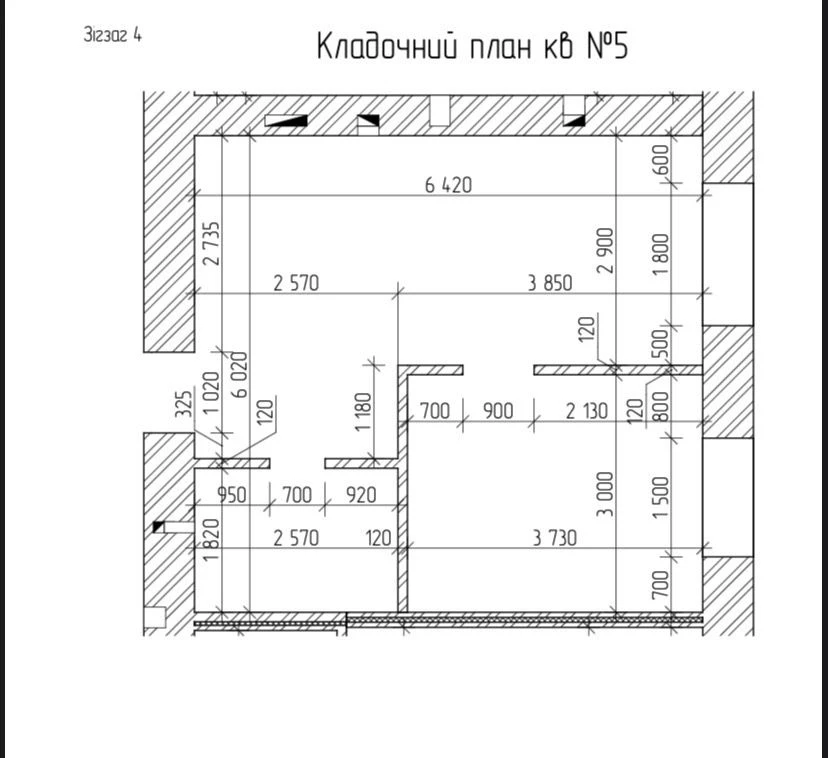 One-bedroom apartment Zig Zag 37.53 sq.m.