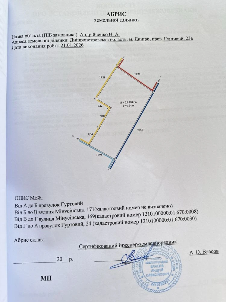 For sale: 10-acre plot on Gurtovy Prospect, 23a, left bank