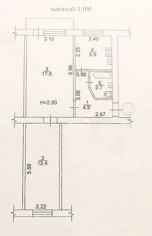 Реальный вариант. Продам 2 комн. квартиру метро 23 Августа,