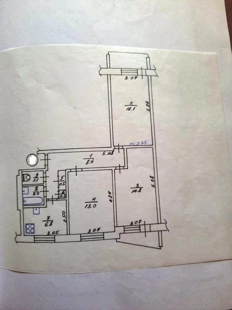 Продаж 3-к. квартири, вул. Бригади Хартія 49, м.Масельского