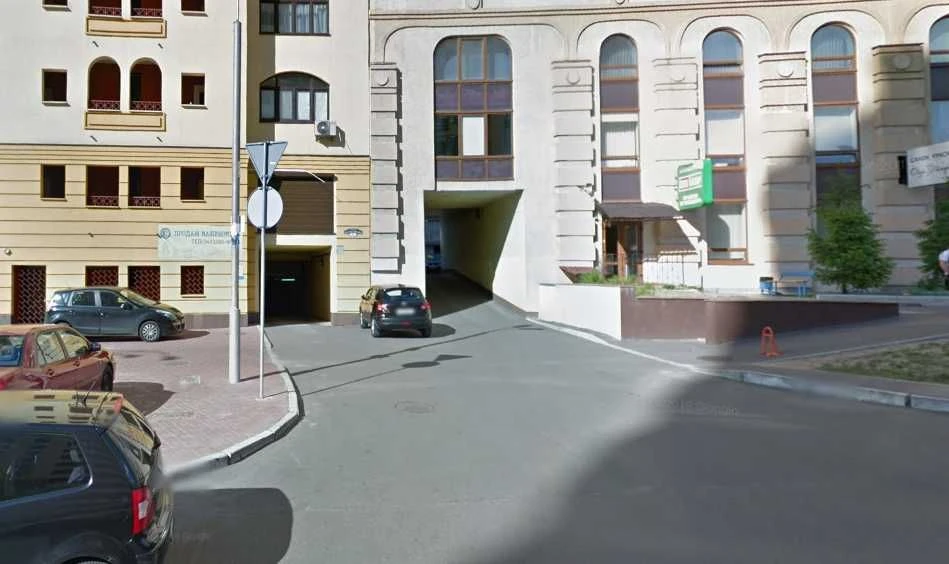 Parking space in a closed underground garage