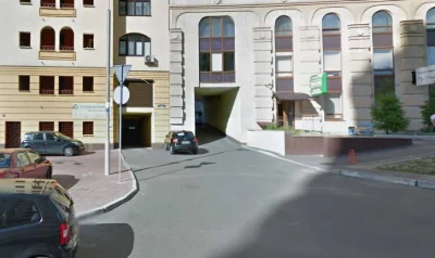 Parking space in a closed underground garage