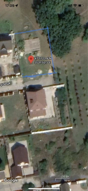 Land for sale in Шевchenkivsky district.