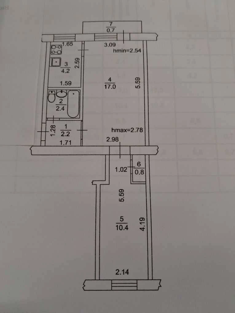 For Sale: 2-room apartment, Kyiv, Holosiiv, Burmistenka Street, 13