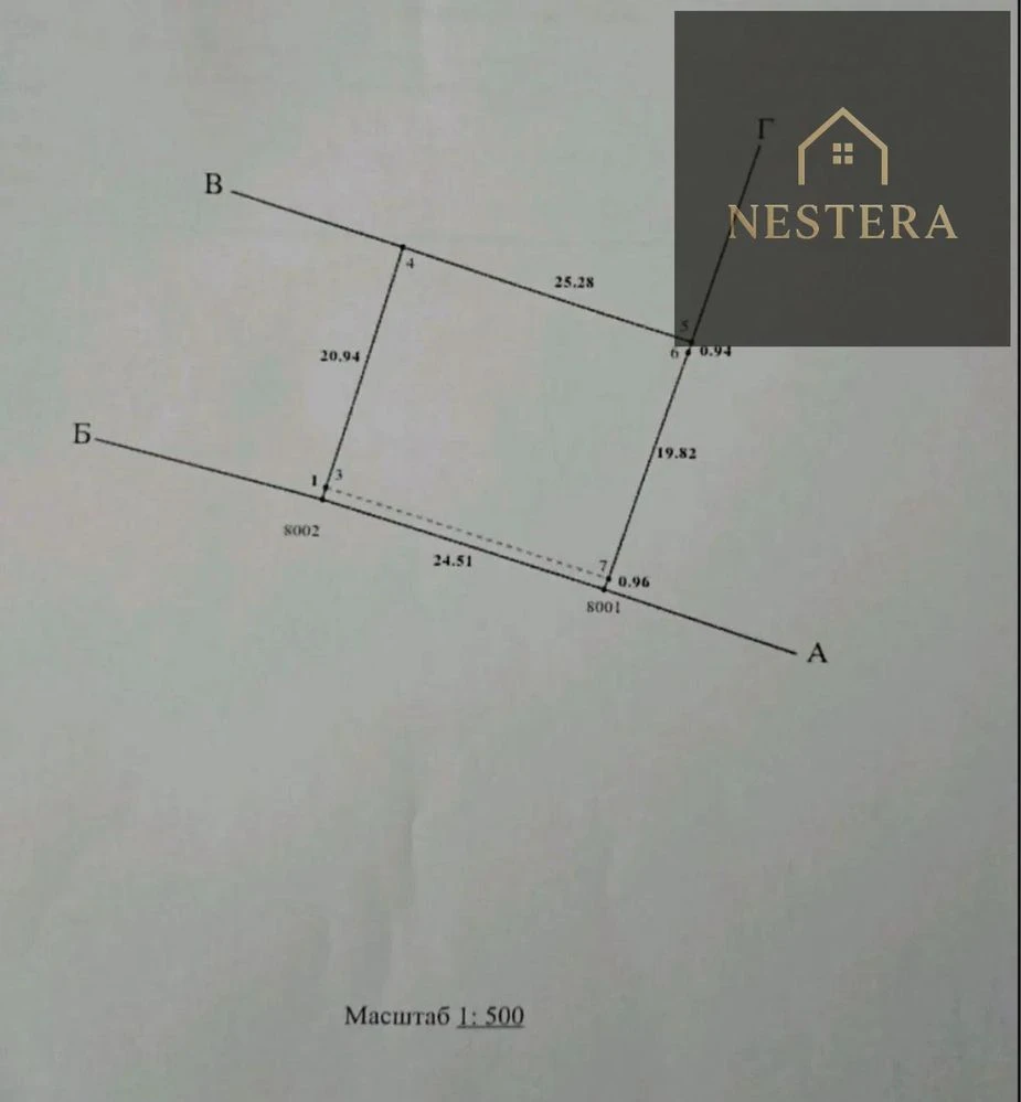 Sale of a plot of land in the Shхта microdistrict