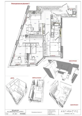 3-bedroom apartment renovated in a new comfort class residential complex