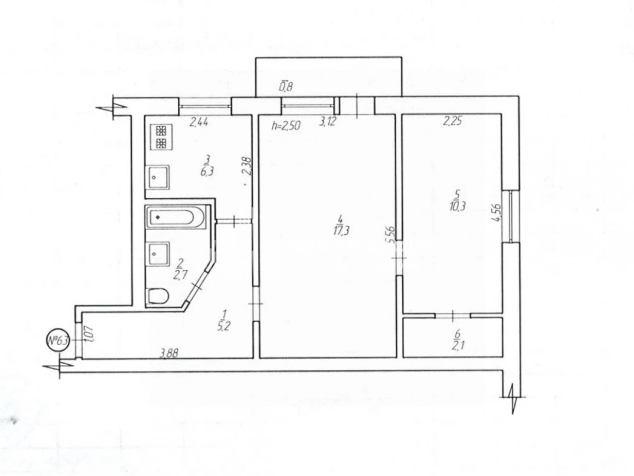 Apartment near Train Station