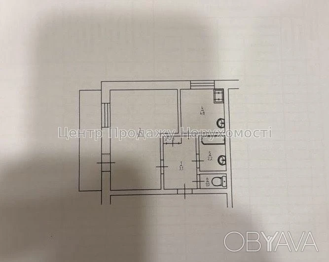 1-bedroom apartment, 32.6 sq m