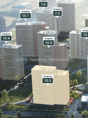 1-комнатная квартира, 44 м.кв.